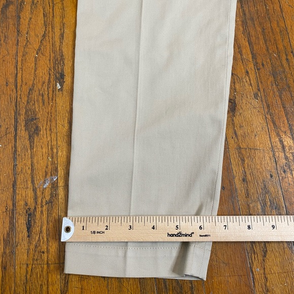 BRUNELLO CUCINELLI Cropped Pleated Cotton Blend Twill Tapered Pants Women’s 12 - Picture 12 of 15